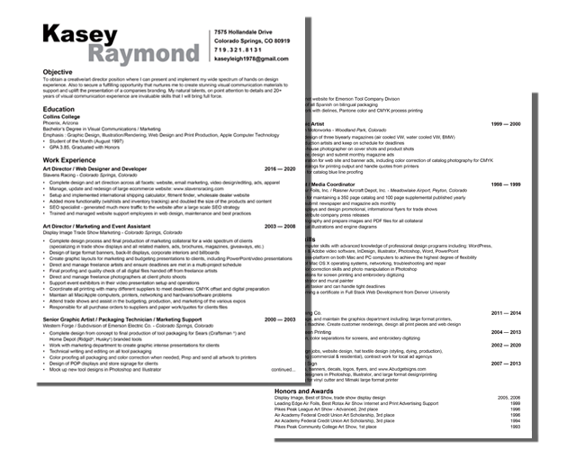 Kasey's Resume