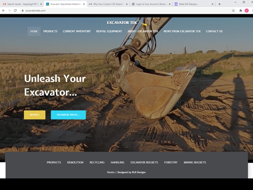 Excavator Tek WordPress Site